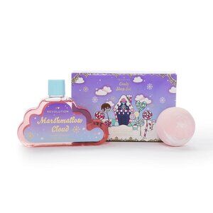 I Heart Revolution Candy Cloud Sleep Set Marshmallow Bubble Bath/Fizzer Set